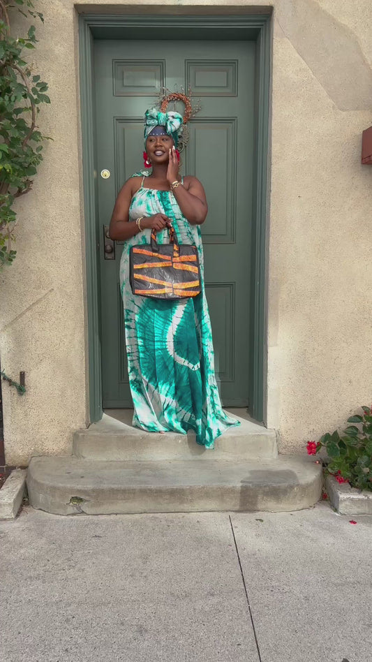 Yomola off the shoulder maxi dress